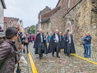 The annual Catholic City Procession takes place in Maastricht, Netherlands, on May 19, 2024. Processions are an age-old tradition and part o...