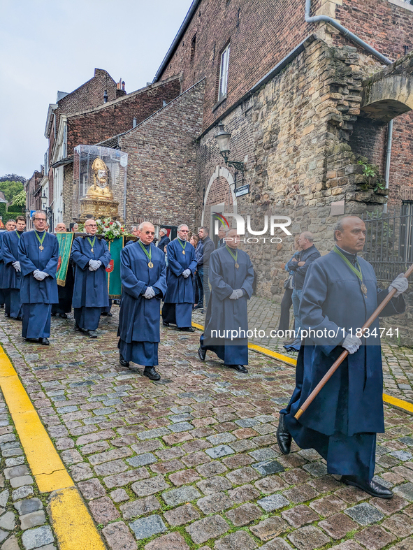 The annual Catholic City Procession takes place in Maastricht, Netherlands, on May 19, 2024. Processions are an age-old tradition and part o...