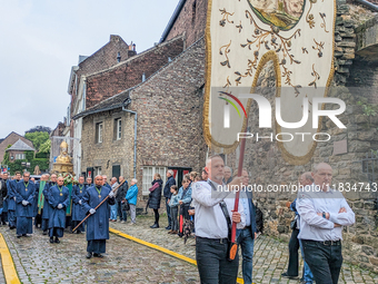 The annual Catholic City Procession takes place in Maastricht, Netherlands, on May 19, 2024. Processions are an age-old tradition and part o...