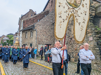 The annual Catholic City Procession takes place in Maastricht, Netherlands, on May 19, 2024. Processions are an age-old tradition and part o...