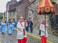 The annual Catholic City Procession takes place in Maastricht, Netherlands, on May 19, 2024. Processions are an age-old tradition and part o...