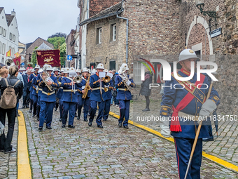 The annual Catholic City Procession takes place in Maastricht, Netherlands, on May 19, 2024. Processions are an age-old tradition and part o...