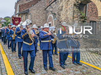 The annual Catholic City Procession takes place in Maastricht, Netherlands, on May 19, 2024. Processions are an age-old tradition and part o...