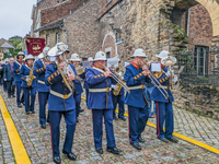 The annual Catholic City Procession takes place in Maastricht, Netherlands, on May 19, 2024. Processions are an age-old tradition and part o...