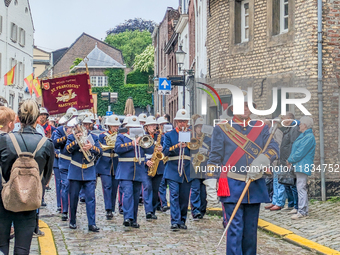 The annual Catholic City Procession takes place in Maastricht, Netherlands, on May 19, 2024. Processions are an age-old tradition and part o...