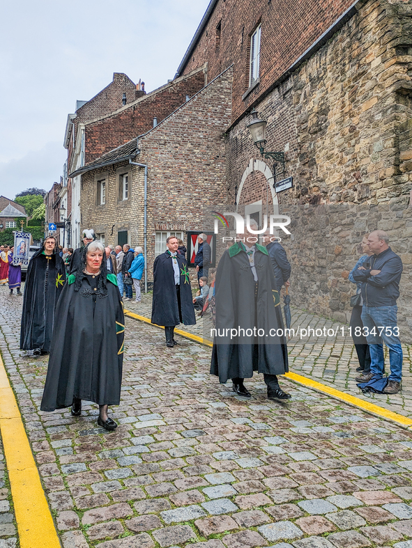 The annual Catholic City Procession takes place in Maastricht, Netherlands, on May 19, 2024. Processions are an age-old tradition and part o...