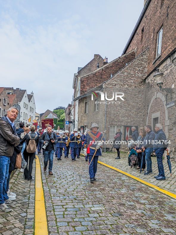 The annual Catholic City Procession takes place in Maastricht, Netherlands, on May 19, 2024. Processions are an age-old tradition and part o...