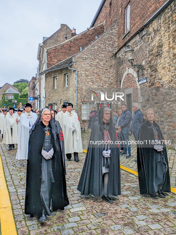 The annual Catholic City Procession takes place in Maastricht, Netherlands, on May 19, 2024. Processions are an age-old tradition and part o...