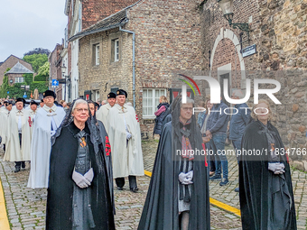 The annual Catholic City Procession takes place in Maastricht, Netherlands, on May 19, 2024. Processions are an age-old tradition and part o...