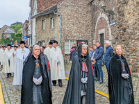 The annual Catholic City Procession takes place in Maastricht, Netherlands, on May 19, 2024. Processions are an age-old tradition and part o...