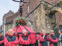 The annual Catholic City Procession takes place in Maastricht, Netherlands, on May 19, 2024. Processions are an age-old tradition and part o...