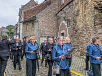 The annual Catholic City Procession takes place in Maastricht, Netherlands, on May 19, 2024. Processions are an age-old tradition and part o...