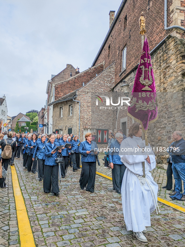 The annual Catholic City Procession takes place in Maastricht, Netherlands, on May 19, 2024. Processions are an age-old tradition and part o...