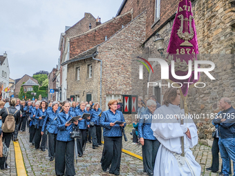 The annual Catholic City Procession takes place in Maastricht, Netherlands, on May 19, 2024. Processions are an age-old tradition and part o...