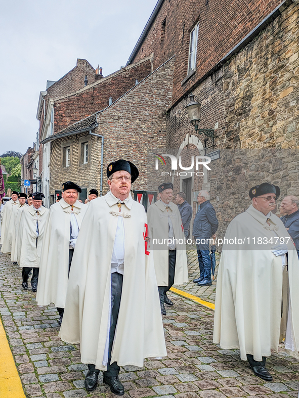 The annual Catholic City Procession takes place in Maastricht, Netherlands, on May 19, 2024. Processions are an age-old tradition and part o...