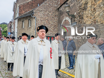 The annual Catholic City Procession takes place in Maastricht, Netherlands, on May 19, 2024. Processions are an age-old tradition and part o...