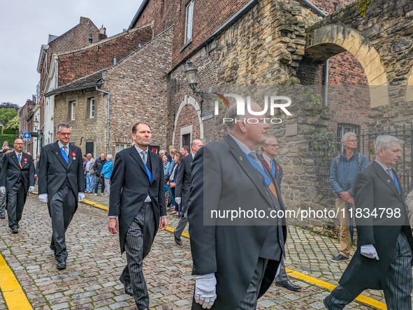 The annual Catholic City Procession takes place in Maastricht, Netherlands, on May 19, 2024. Processions are an age-old tradition and part o...