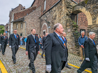 The annual Catholic City Procession takes place in Maastricht, Netherlands, on May 19, 2024. Processions are an age-old tradition and part o...