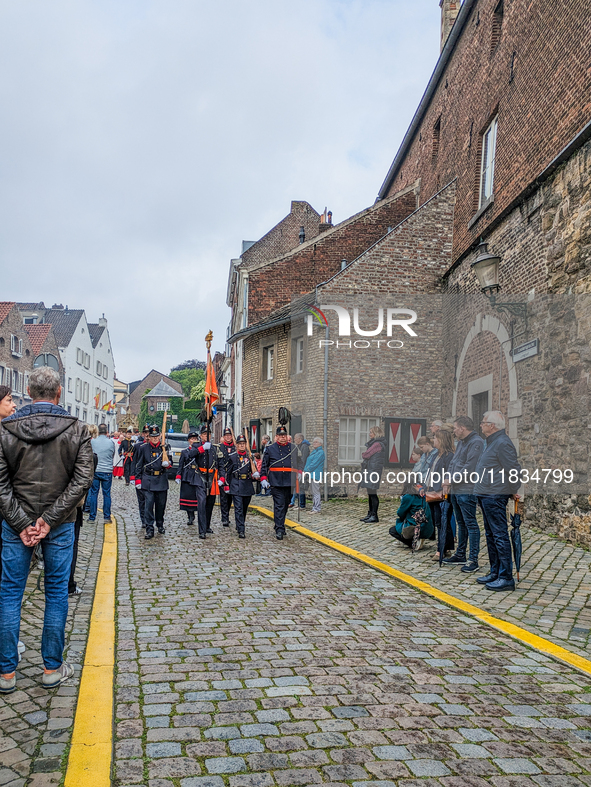 The annual Catholic City Procession takes place in Maastricht, Netherlands, on May 19, 2024. Processions are an age-old tradition and part o...