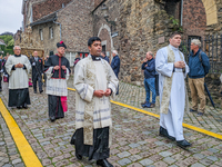 The annual Catholic City Procession takes place in Maastricht, Netherlands, on May 19, 2024. Processions are an age-old tradition and part o...