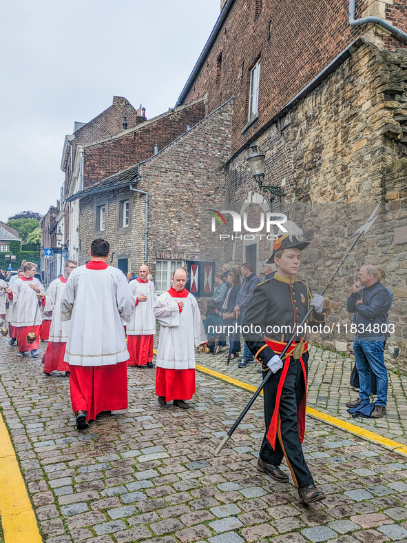 The annual Catholic City Procession takes place in Maastricht, Netherlands, on May 19, 2024. Processions are an age-old tradition and part o...