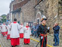 The annual Catholic City Procession takes place in Maastricht, Netherlands, on May 19, 2024. Processions are an age-old tradition and part o...