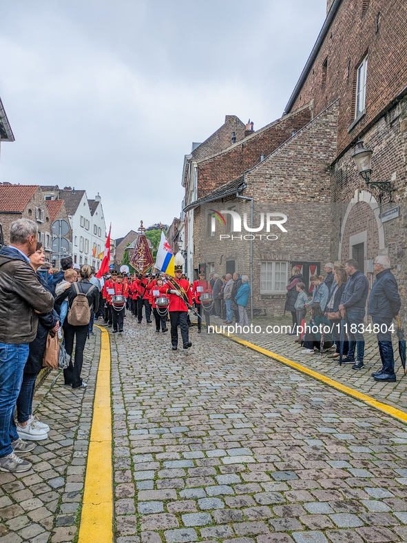 The annual Catholic City Procession takes place in Maastricht, Netherlands, on May 19, 2024. Processions are an age-old tradition and part o...