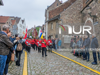 The annual Catholic City Procession takes place in Maastricht, Netherlands, on May 19, 2024. Processions are an age-old tradition and part o...