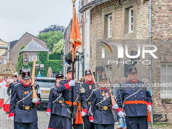 The annual Catholic City Procession takes place in Maastricht, Netherlands, on May 19, 2024. Processions are an age-old tradition and part o...