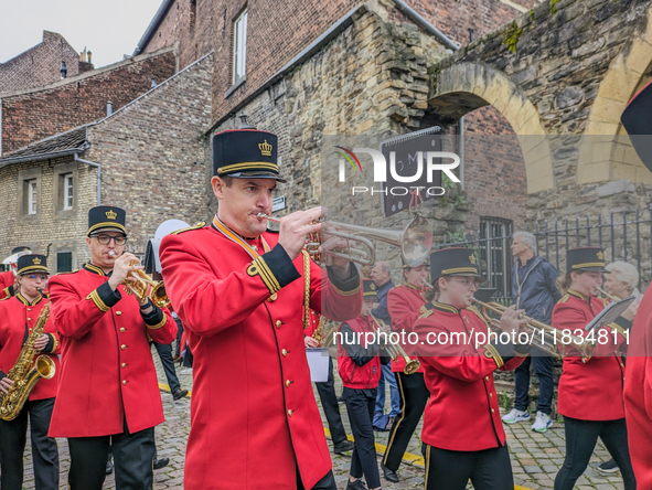 The annual Catholic City Procession takes place in Maastricht, Netherlands, on May 19, 2024. Processions are an age-old tradition and part o...