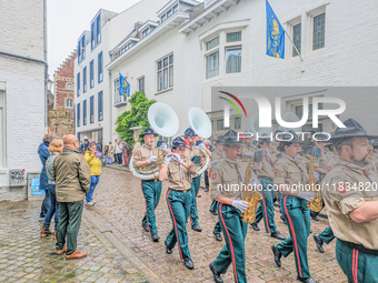 The annual Catholic City Procession takes place in Maastricht, Netherlands, on May 19, 2024. Processions are an age-old tradition and part o...