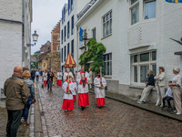 The annual Catholic City Procession takes place in Maastricht, Netherlands, on May 19, 2024. Processions are an age-old tradition and part o...