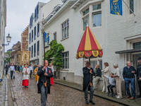 The annual Catholic City Procession takes place in Maastricht, Netherlands, on May 19, 2024. Processions are an age-old tradition and part o...