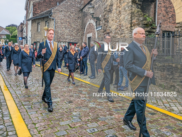 The annual Catholic City Procession takes place in Maastricht, Netherlands, on May 19, 2024. Processions are an age-old tradition and part o...