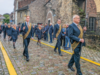 The annual Catholic City Procession takes place in Maastricht, Netherlands, on May 19, 2024. Processions are an age-old tradition and part o...