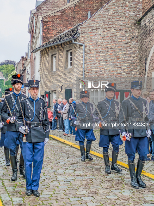 The annual Catholic City Procession takes place in Maastricht, Netherlands, on May 19, 2024. Processions are an age-old tradition and part o...