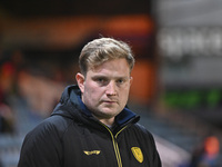 Interim Manager Tom Hounsell observes during the Sky Bet League 1 match between Peterborough United and Burton Albion at the Weston Homes St...