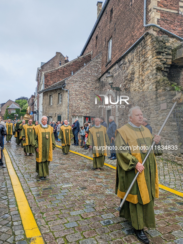 The annual Catholic City Procession takes place in Maastricht, Netherlands, on May 19, 2024. Processions are an age-old tradition and part o...