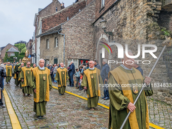 The annual Catholic City Procession takes place in Maastricht, Netherlands, on May 19, 2024. Processions are an age-old tradition and part o...