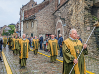 The annual Catholic City Procession takes place in Maastricht, Netherlands, on May 19, 2024. Processions are an age-old tradition and part o...