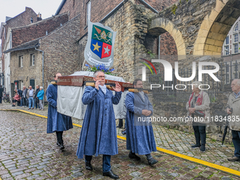 The annual Catholic City Procession takes place in Maastricht, Netherlands, on May 19, 2024. Processions are an age-old tradition and part o...