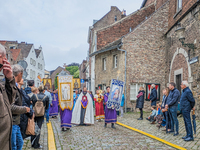 The annual Catholic City Procession takes place in Maastricht, Netherlands, on May 19, 2024. Processions are an age-old tradition and part o...