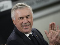 Carlo Ancelotti head coach of Real Madrid during the La Liga match between Athletic Club and Real Madrid CF at Estadio de San Mames on Decem...