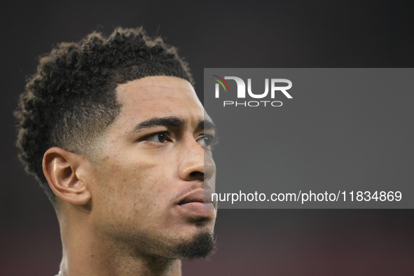 Jude Bellingham central midfield of Real Madrid and England during the La Liga match between Athletic Club and Real Madrid CF at Estadio de...