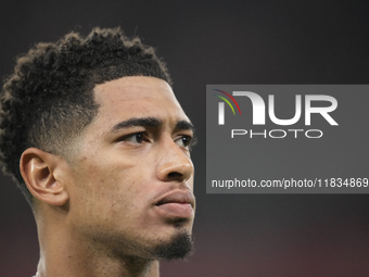 Jude Bellingham central midfield of Real Madrid and England during the La Liga match between Athletic Club and Real Madrid CF at Estadio de...