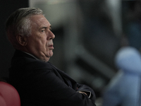 Carlo Ancelotti head coach of Real Madrid during the La Liga match between Athletic Club and Real Madrid CF at Estadio de San Mames on Decem...