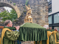 The annual Catholic City Procession takes place in Maastricht, Netherlands, on May 19, 2024. Processions are an age-old tradition and part o...