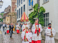 The annual Catholic City Procession takes place in Maastricht, Netherlands, on May 19, 2024. Processions are an age-old tradition and part o...