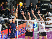 Avery Skinner of Chieri '76 plays during the Serie A1 Tigota match between Reale Mutua Fenera Chieri '76 and SMI Roma Volley at PalaRuffini...