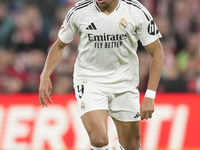 Kylian Mbappe centre-forward of Real Madrid and France during the La Liga match between Athletic Club and Real Madrid CF at Estadio de San M...